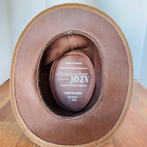 Christopher Jozy Australia Wallaroo suede hat. - Picture 4 of 7
